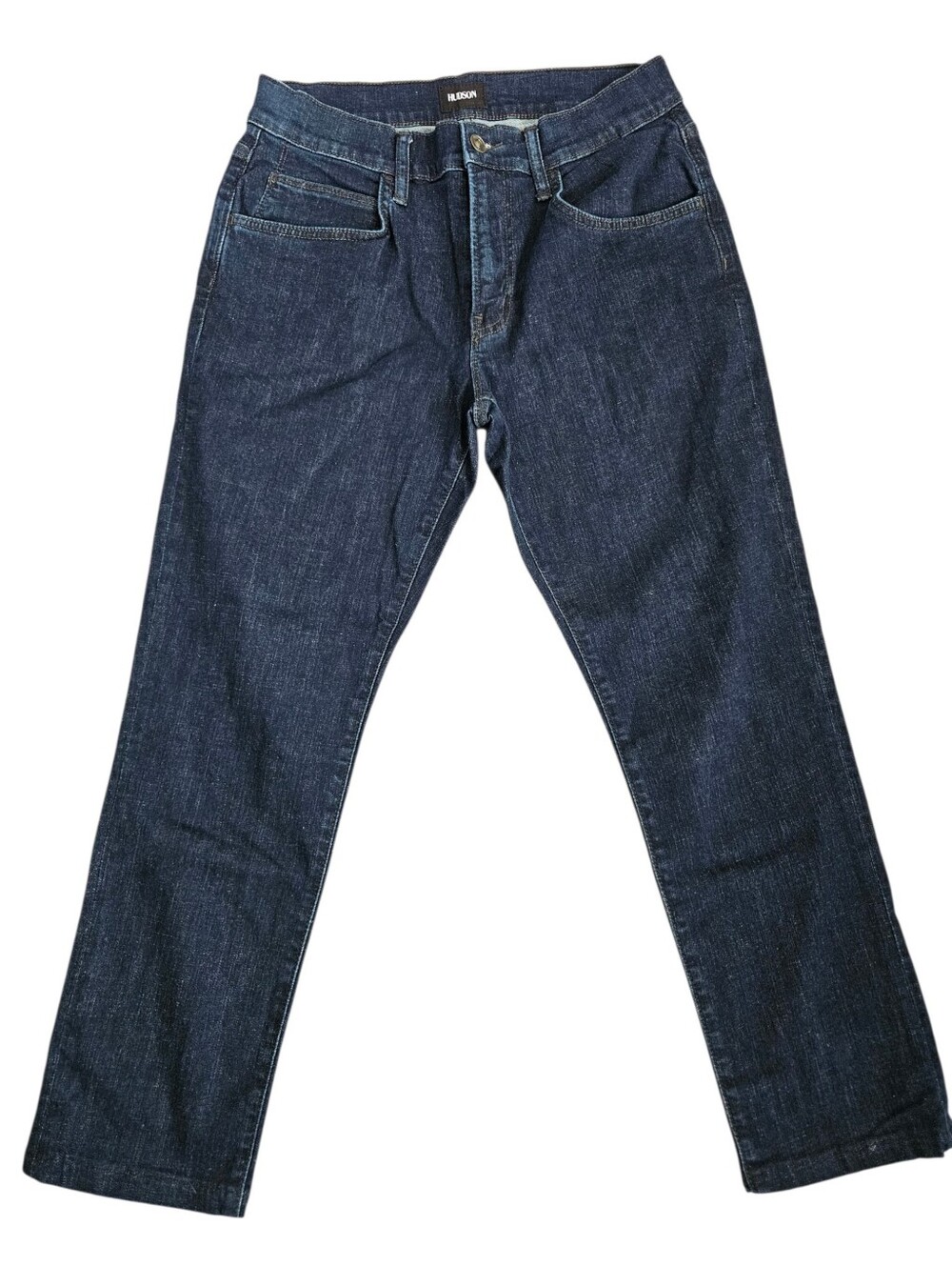 Hudson Mens Blake Slim‎ Straight Dark Wash Jeans Sz 31x27